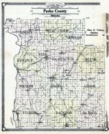 County Outline Map, Parke County 1874